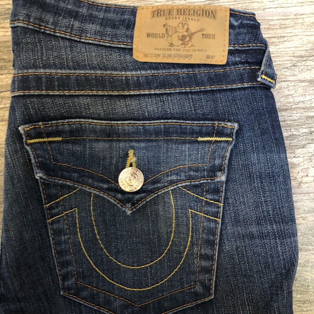True Religion Jeans - slim straight 30 x 291/2